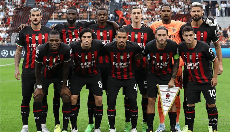 Thành tích của đội bóng AC Milan trong thi đấu